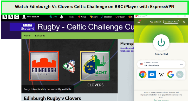Watch-Edinburgh-Vs-Clovers-Celtic-Challenge-outside-UK-On-BBC-iPlayer