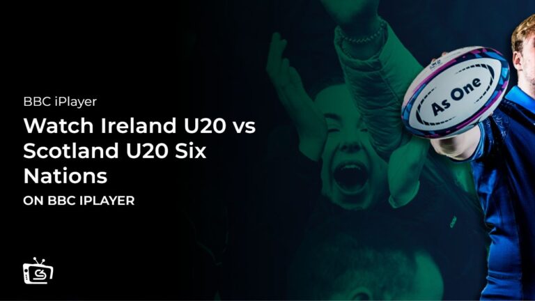 Watch Ireland U20 vs Scotland U20 Six Nations outside UK on BBC iPlayer using ExpressVPN; for the best experience, try the London server.